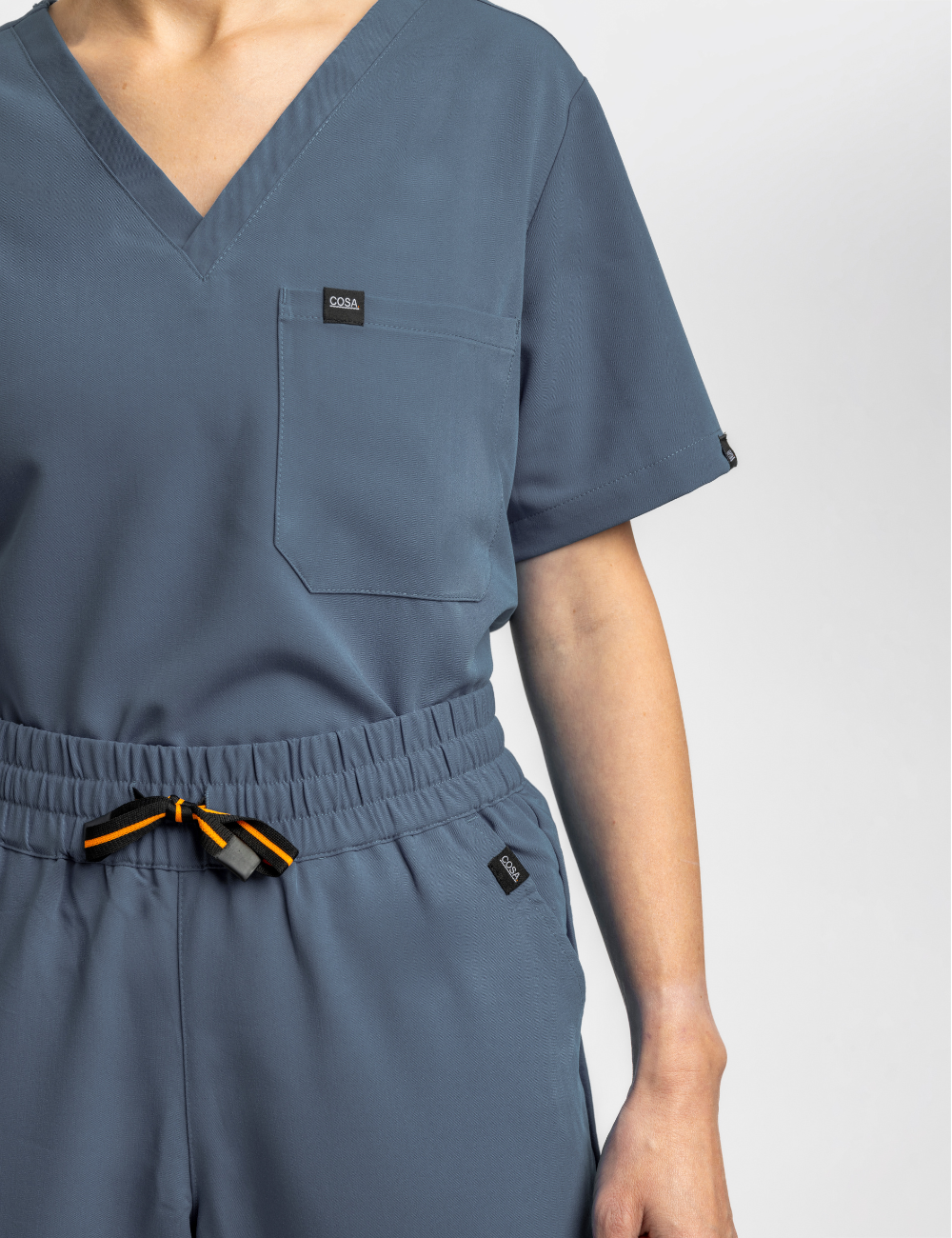 Grey Female Scrub Top